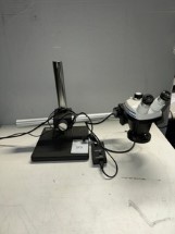 Cambridge Instruments Microscope Stand with Bausch Lomb StereoZoom 4