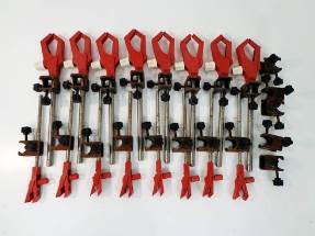 Injection Molded Nylon Single Adjustment Laboratory Clamps on Steel Rod with Steel    